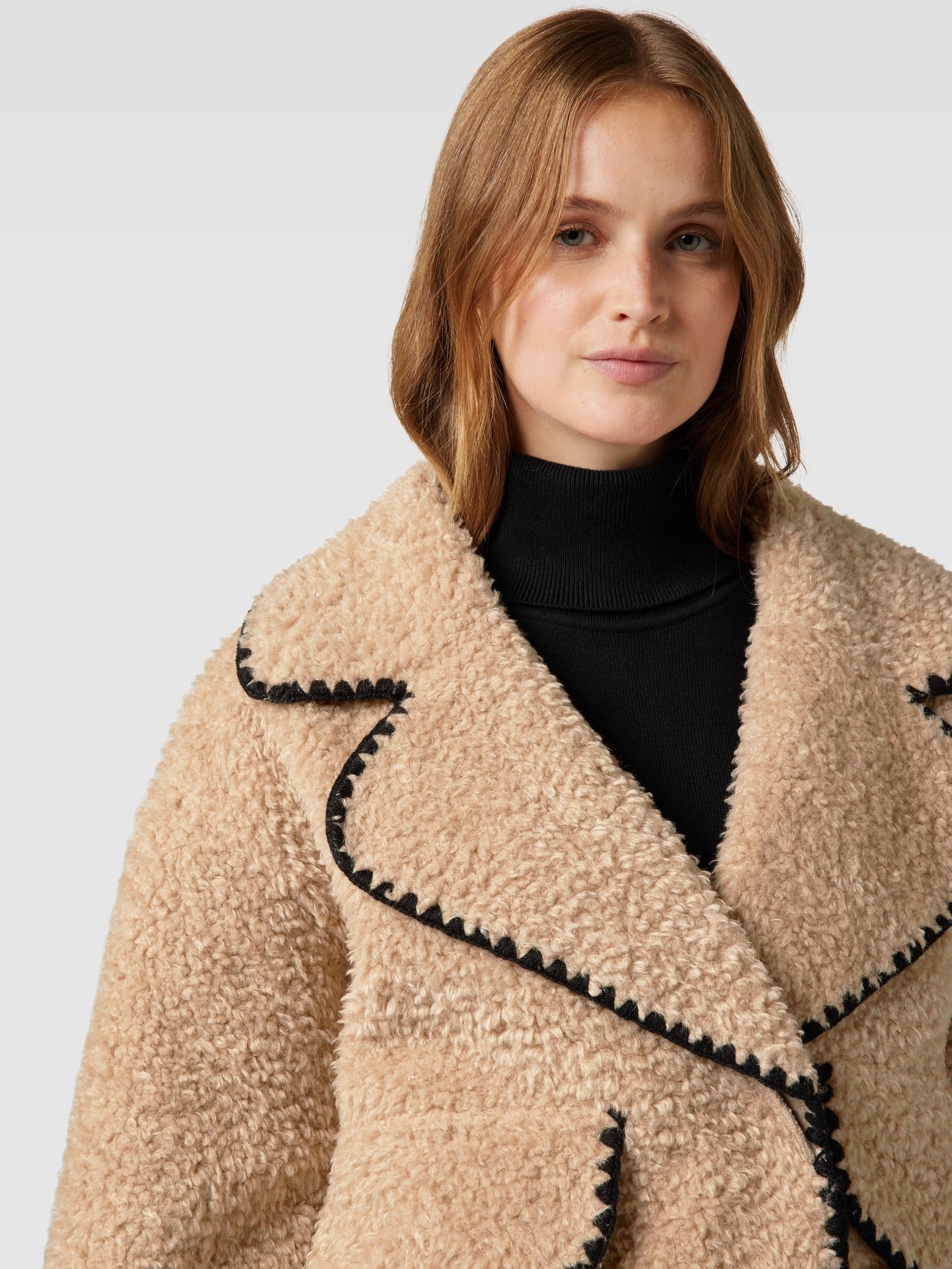 Veste Sherpa Contrastée