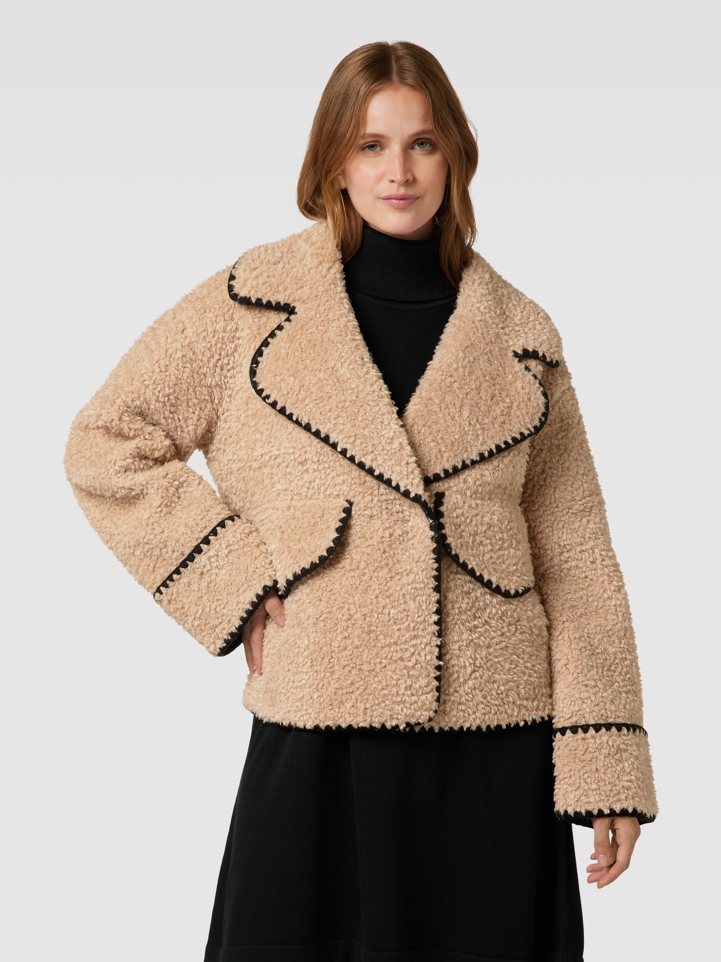 Veste Sherpa Contrastée