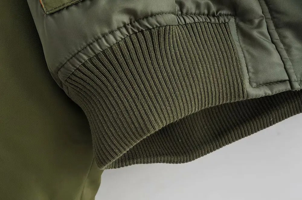 Blouson Bomber avec Poches Utilitaires