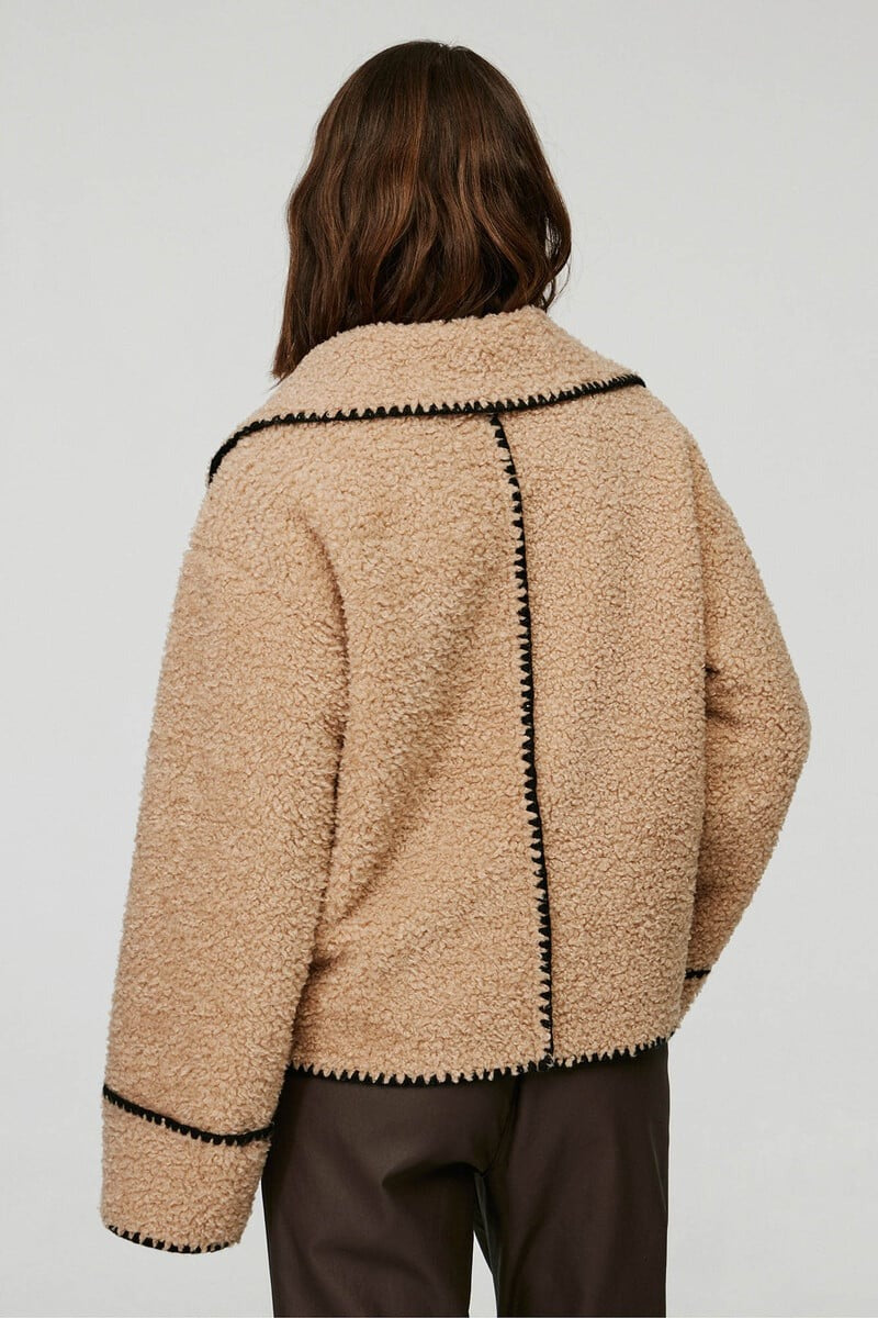 Veste Sherpa Contrastée