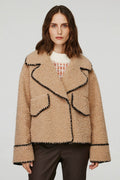 Veste Sherpa Contrastée