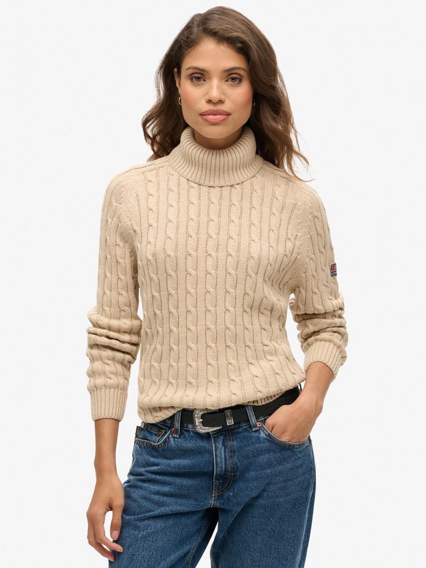 Pull Col Roulé Torsadé