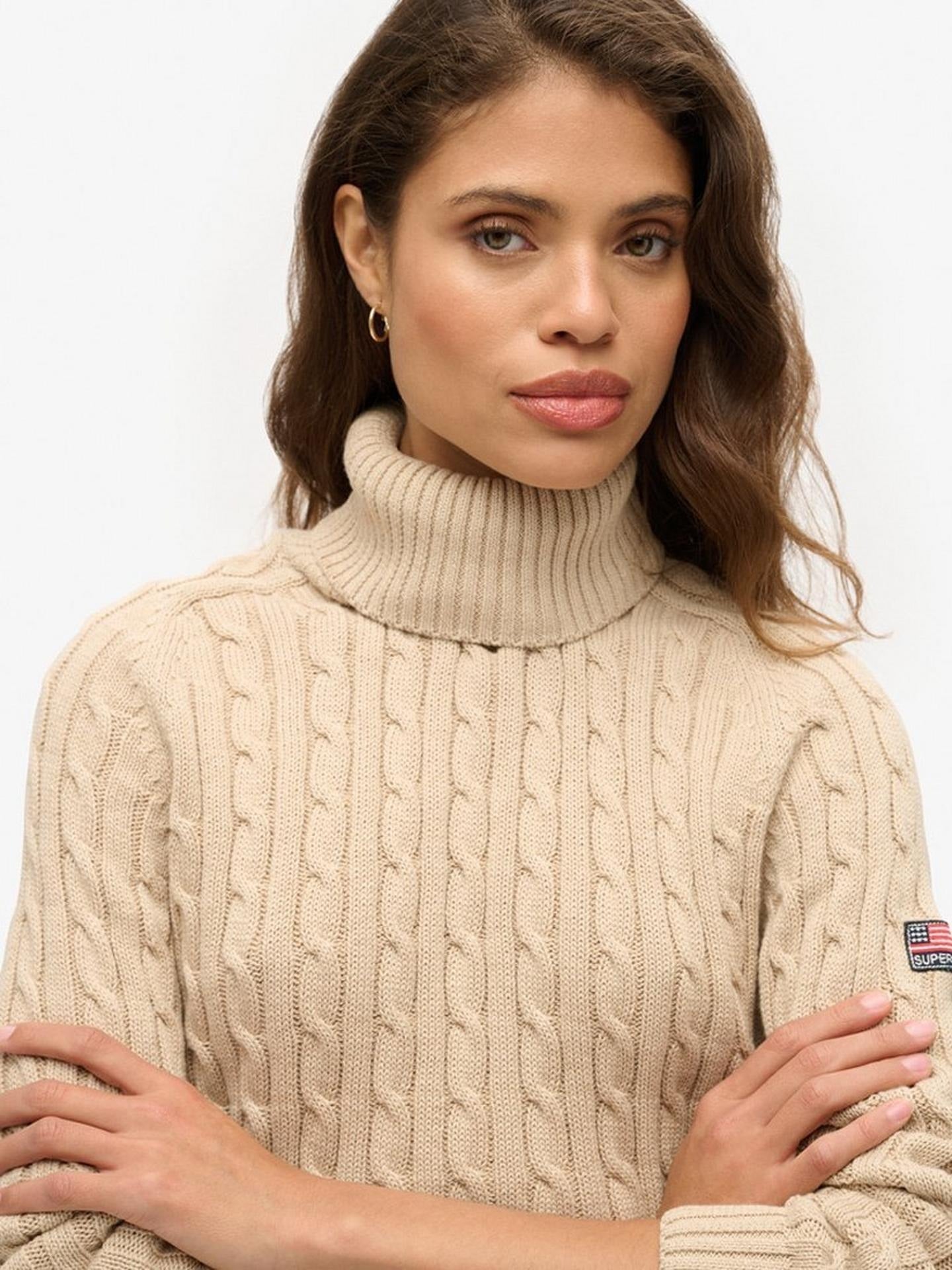 Pull Col Roulé Torsadé