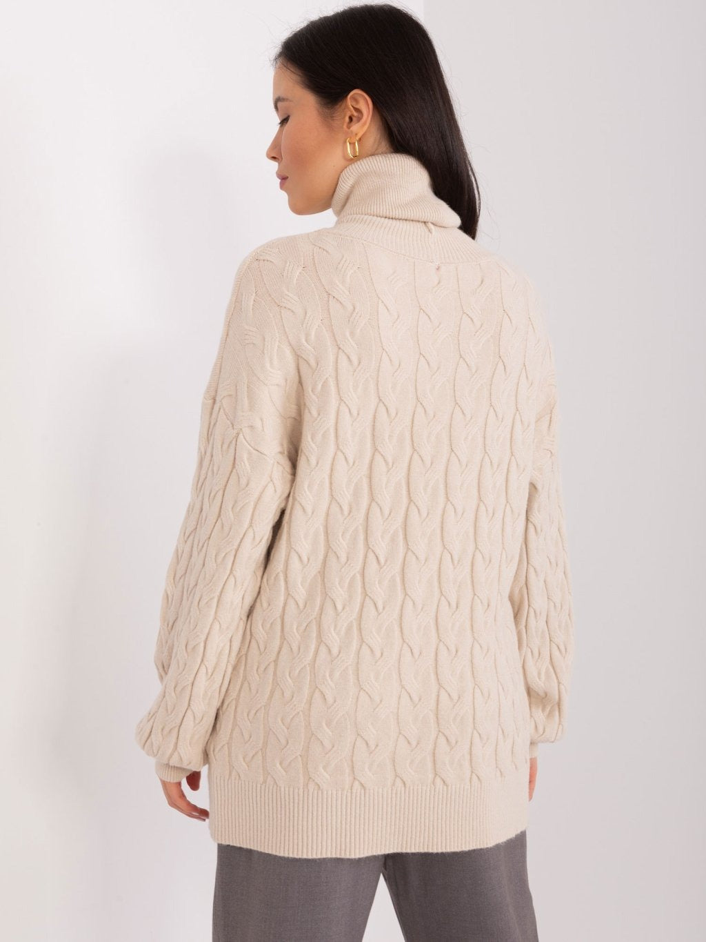 Pull Col Roulé Torsadé